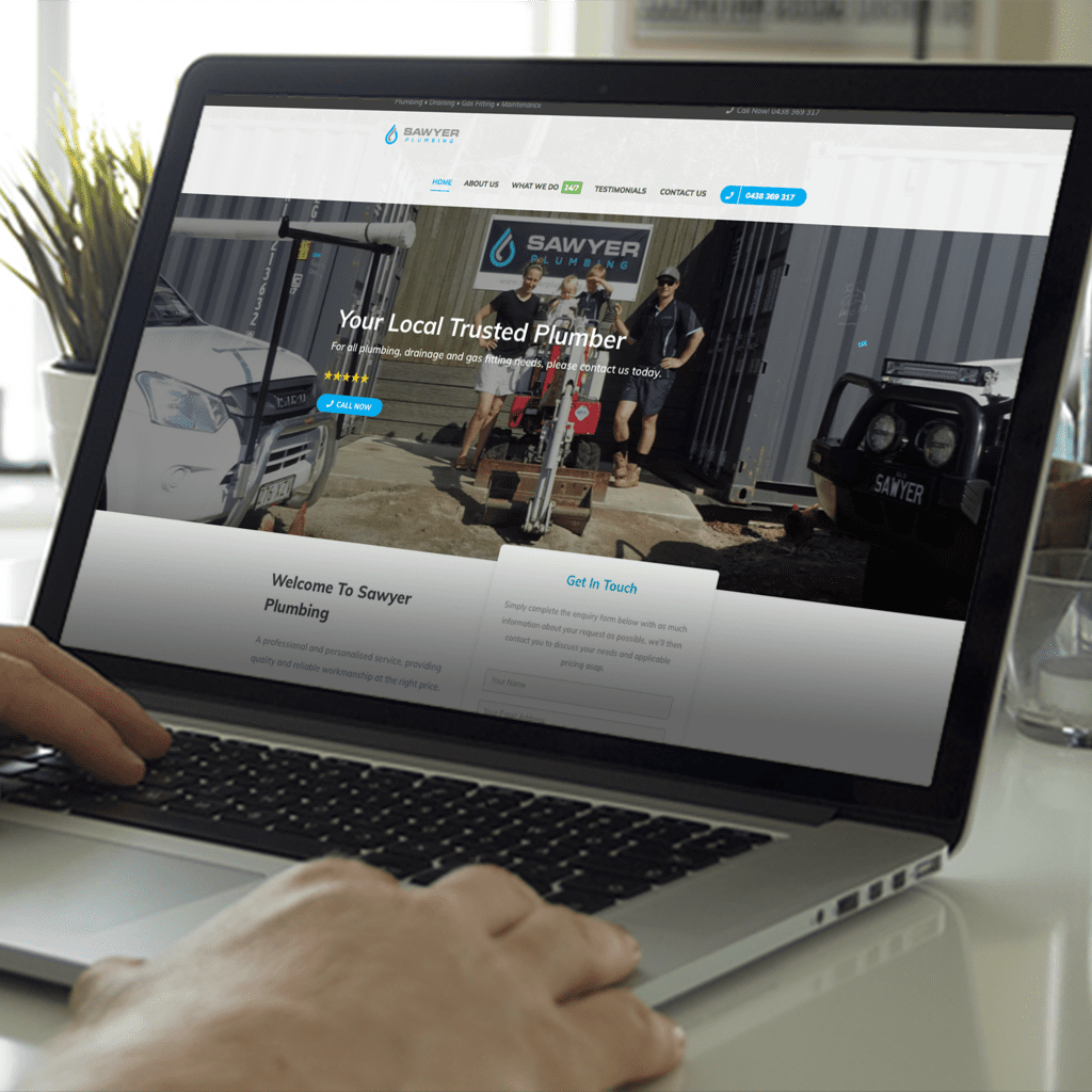 Website-Design-Brisbane-Portfolio Sawyer Plumbing